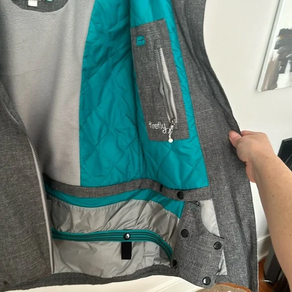Grey ski jacket Firefly - Picture 6 of 11